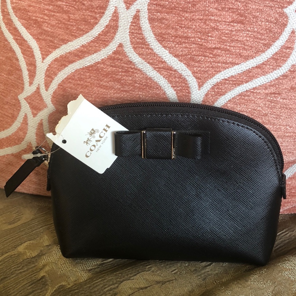 Coach Make up bag black brand new never used